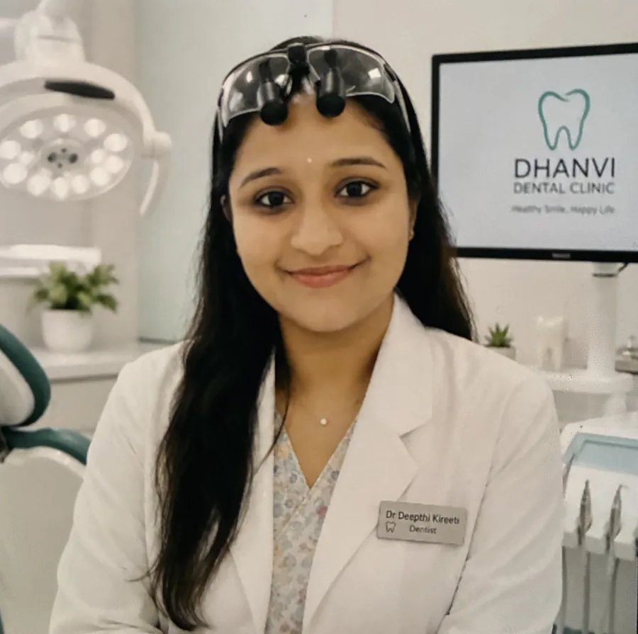 Dr. D. Deepthi Kireeti, Dental Surgeon and Implantologist at Dhanvi Dental Clinic